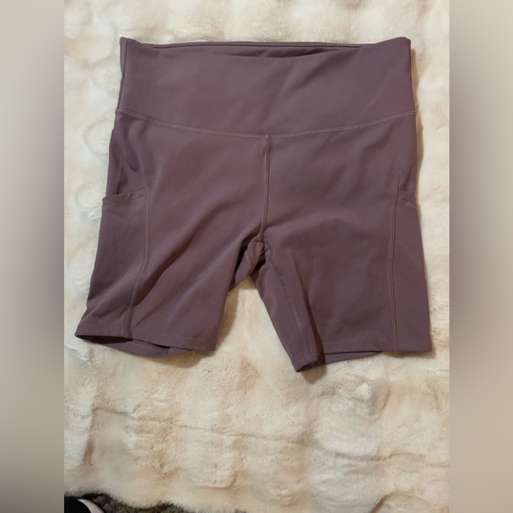 All in Motion Women's Purple Bike Shorts